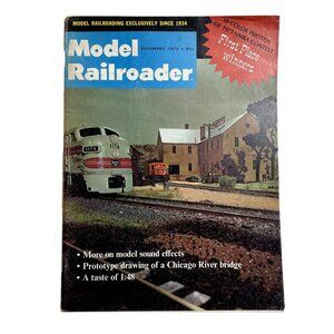 Model Railroader Magazine Back Issue u December 1973  Vol 40 No 12 Sound Effects